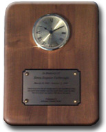 Memorial Plaque - Clock